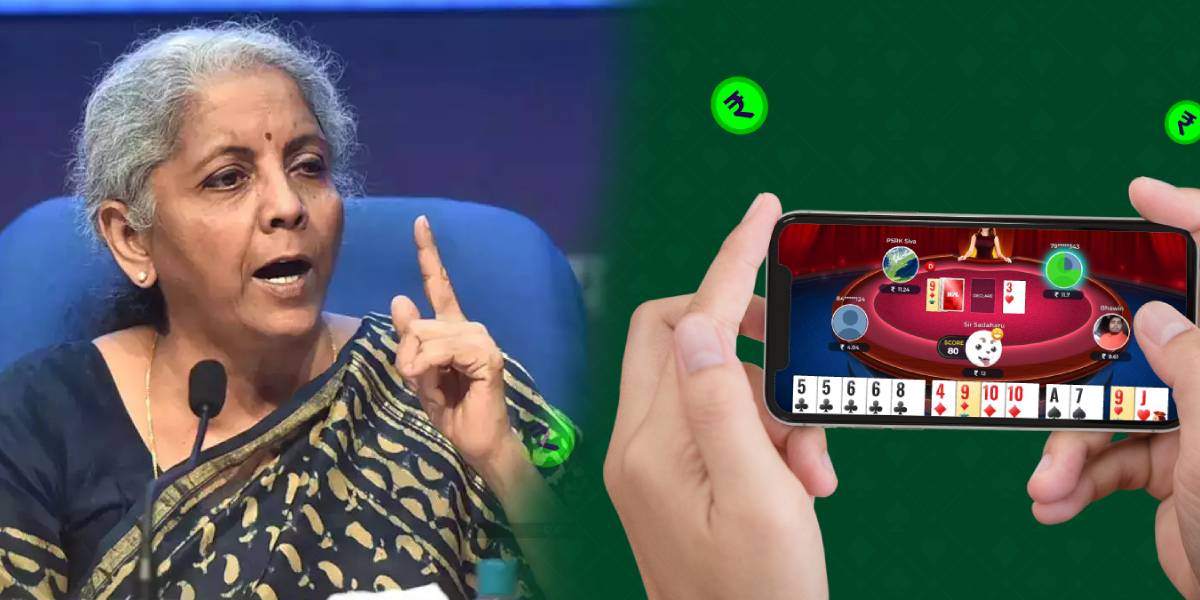 Unnion minister Nirmala Sitharaman Online gamming