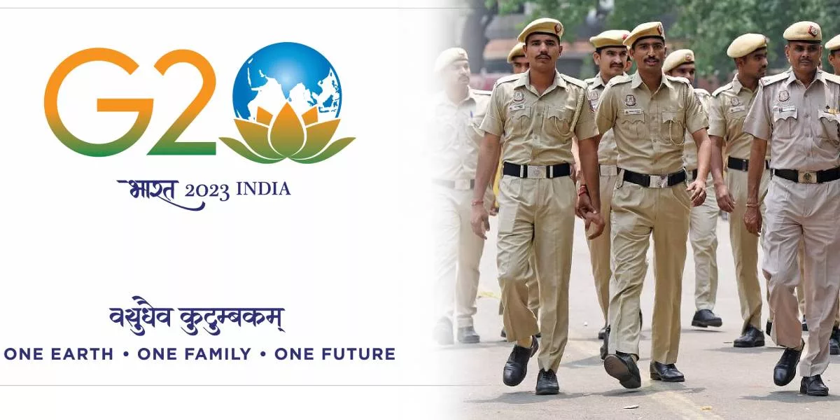 G20 Summit Logo - Delhi Police