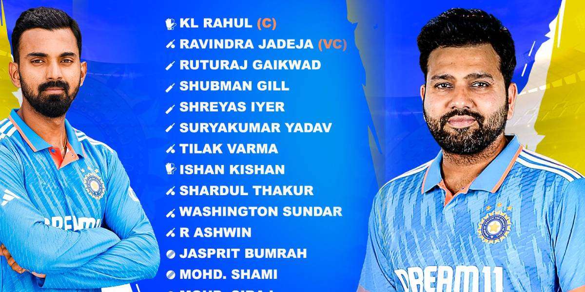 INDvsAUS ODI Series squad