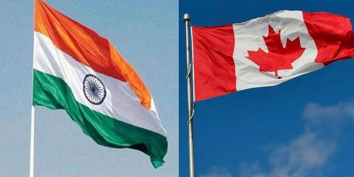 India Canada Flag