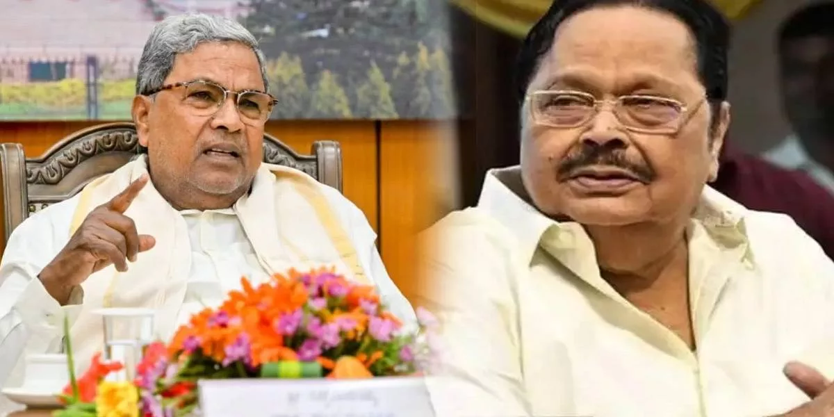 Karnataka CM Siddaramaiah - Tamilnadu Minister Durai Murugan