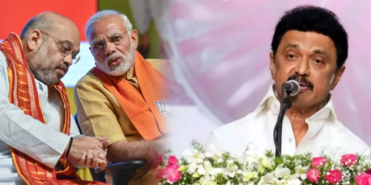 PM Modi - Union Minister Amit shah - TN CM MK Stalin