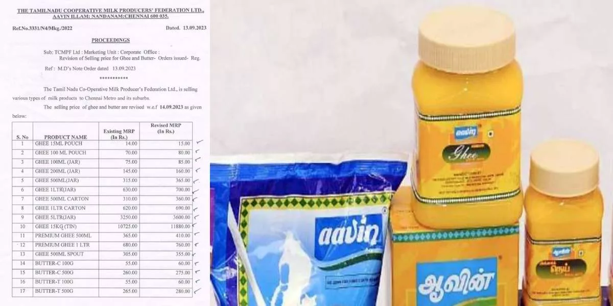 aavin price hike