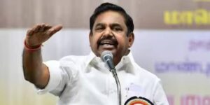 ADMK Chief Secretary Edappadi Palanisamy