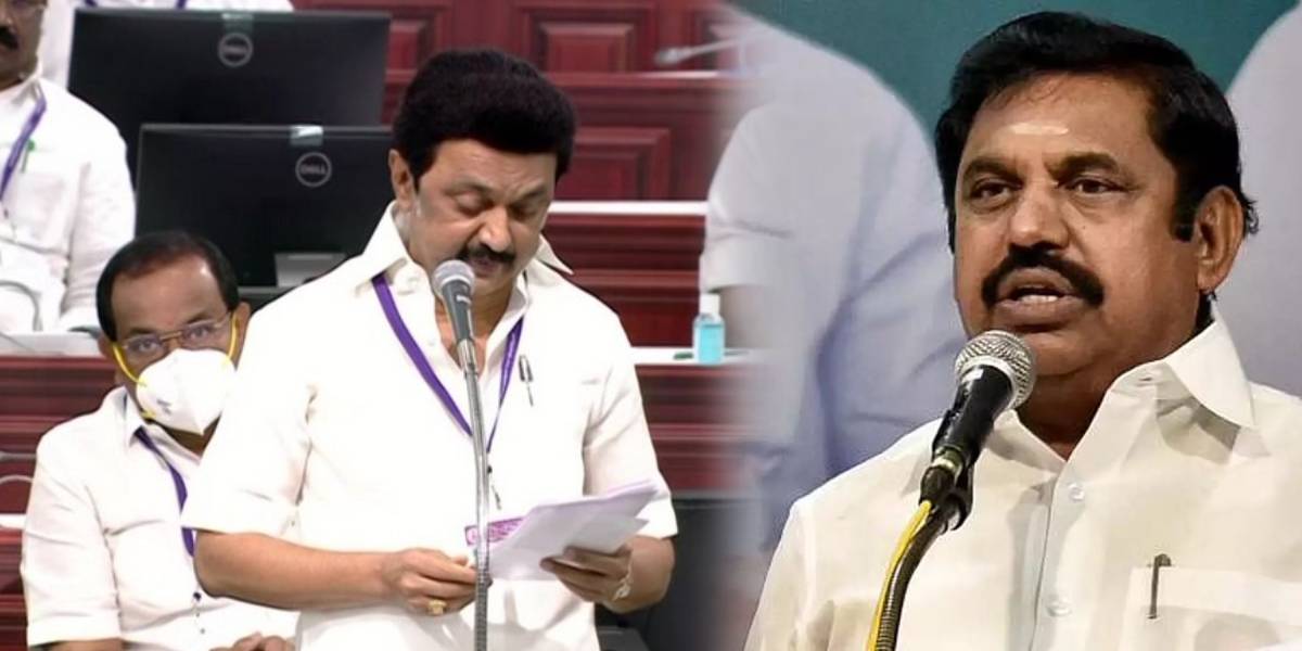 Tamilnadu CM MK Stalin - Edappadi Palanisamy