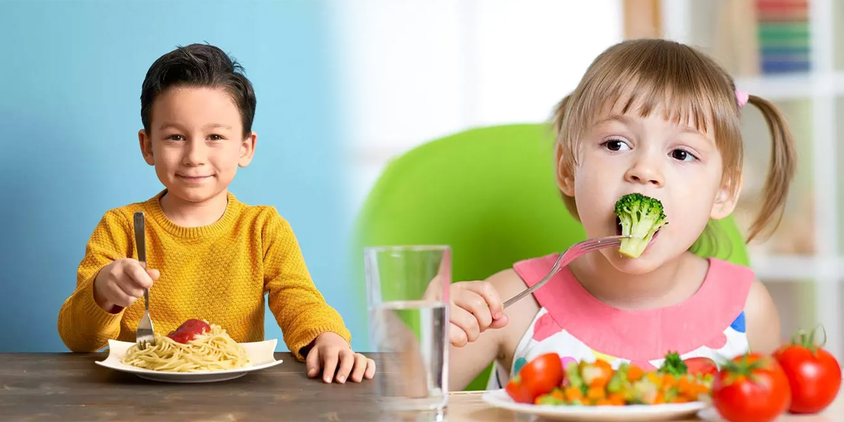eating child