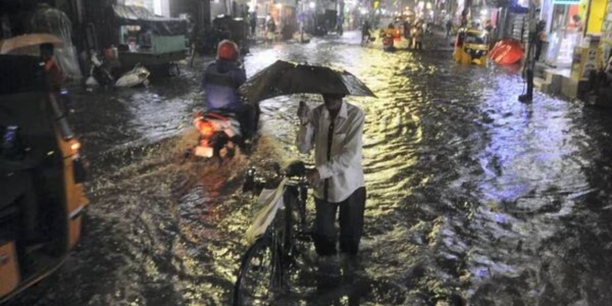 Heavy rain in tamilnadu