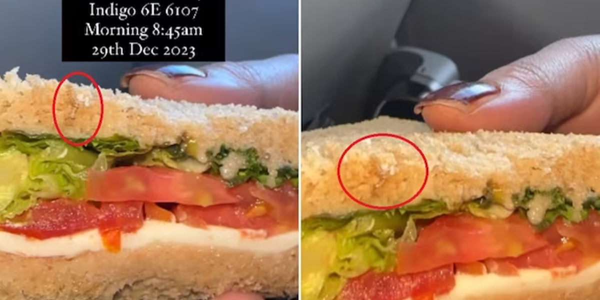IndiGo passenger sandwich issue