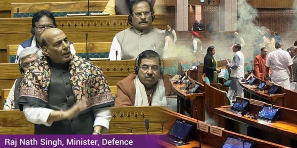 Minister Rajnath singh - Lok Sabha Winter session 2023