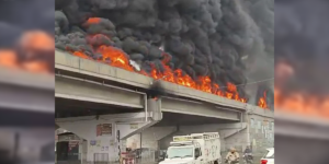 massive fire