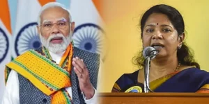 PM Modi - DMK MP Kanimozhi