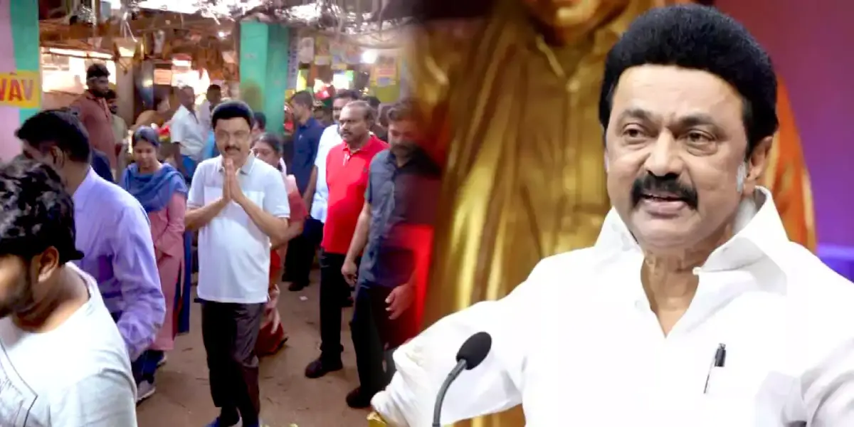 CM MK Stalin campagain in Thoothukudi Market