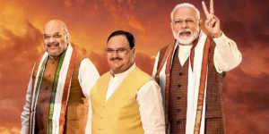 PM Modi - Amit shah - JP Nadda