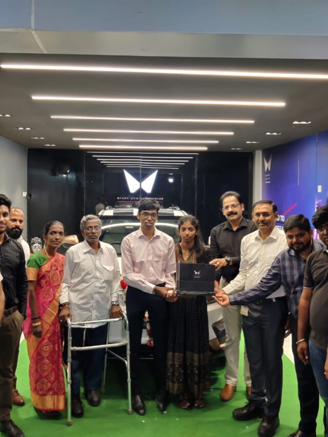 Luxury car for Pragyananda 1