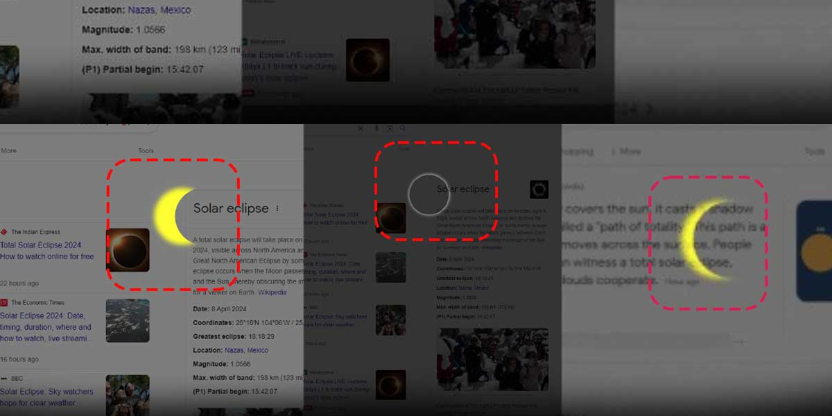 Solar Eclipse Google