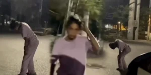 young girl high under Drugs