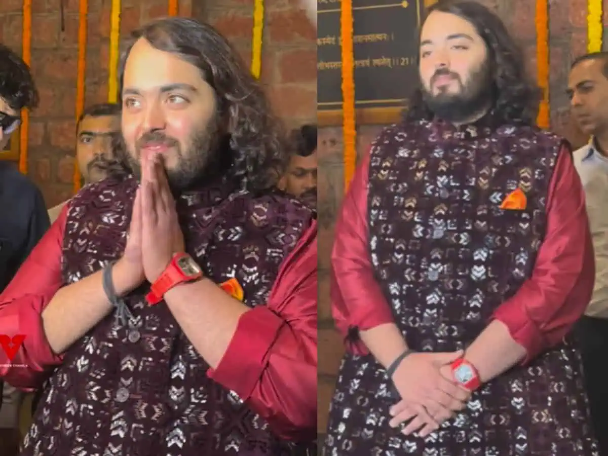 Anant Ambani wears a luxury watch
