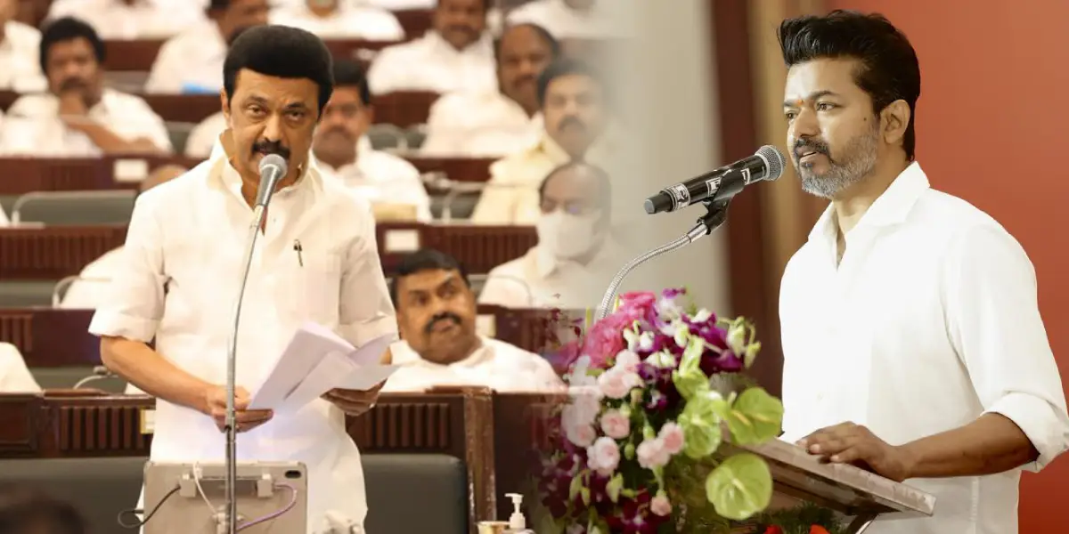 Tamilnadu CM MK Stalin - TVK Leader Vijay