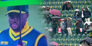Match abandoned due to rain