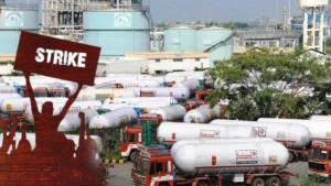 LPG tanker lorry Strike