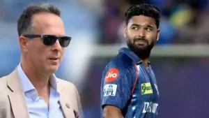 rishabh pant Michael Vaughan