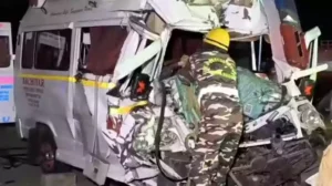 Ambulance - Lorry -Accident