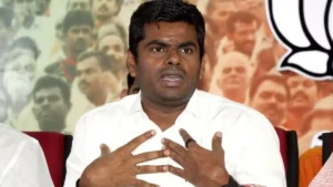 BJP State President K Annamalai