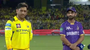 Chennai Super Kings vs Kolkata Knight Riders toss