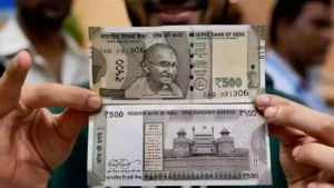 Counterfeit 500 rupee note