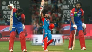 DC wins - KL Rahul celebration