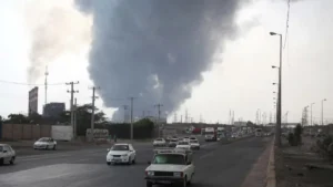 Explosion at Bandar Abbas harbor