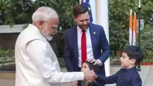 JDVance MEET PM MODI