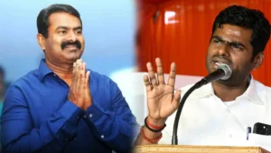NTK Leader Seeman - BJP Leader Annamalai