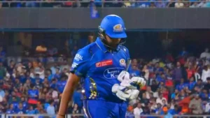 Rohit Sharma dismissed rcb