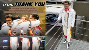 Thank You note from Ajith Kumar Racing Team
