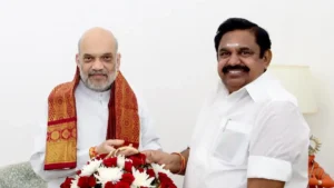 Union minister Amit shah - ADMK Chief secretary Edappadi palanisamy