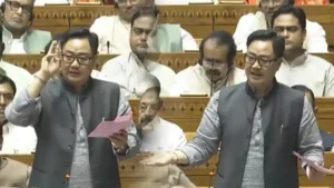 Union minister Kiran Rijiju