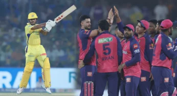 CSK vs RR: பவுலிங்கில் மிரட்டிய ராஜஸ்தான்.., 188 ரன்களை இலக்காக நிர்ணயித்தது சிஎஸ்கே.!