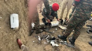 Chinese missile has been found in a malfunction near Amritsar