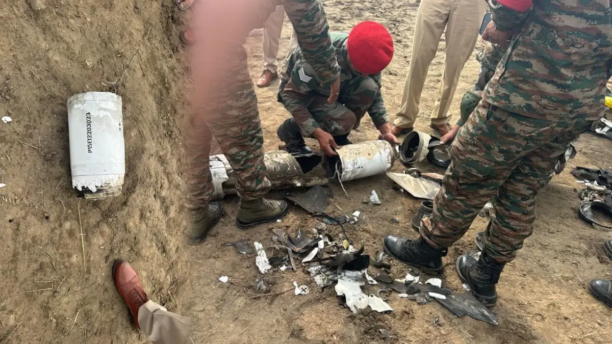 Chinese missile has been found in a malfunction near Amritsar