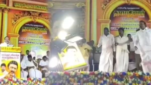 DMK MP A Rasa stage collapse