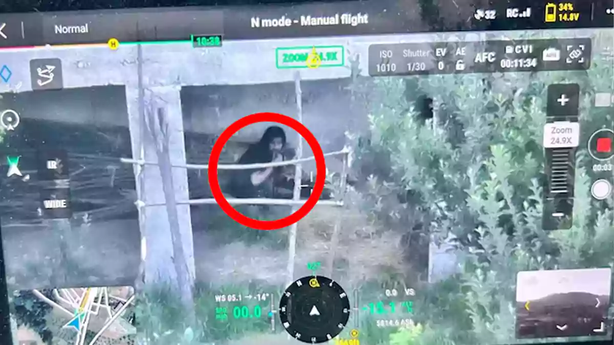 Drone Captures terrorists