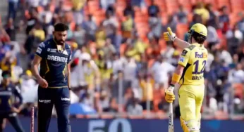 கடைசி போட்டியில் அதிரடி காட்டிய சென்னை! குஜராத்துக்கு வைத்த பெரிய டார்கெட்!