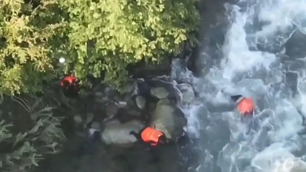 Kahmir person jumped into river and died