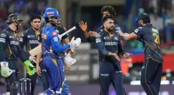 MI vs GT : குஜராத் அணியின் மிரட்டல் பவுலிங்.., திணறிய மும்பை.!! இதுதான் டார்கெட்.!