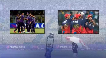 RCB vs KKR : ரசிகர்ளுக்கு ஷாக்!! மழையால் கைவிடப்பட்ட போட்டி.., வெளியேறியது நடப்பு சாம்பியன்.!