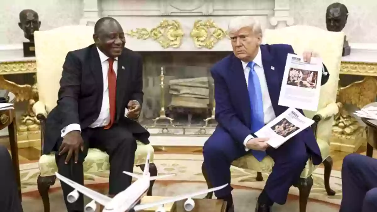 Trump Cyril Ramaphosa