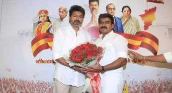 ”கொள்கை எதிரி பா.ஜ.க-வுடன் கூட்டணி இல்லை” – தவெக துணை பொதுச் செயலாளர்.!
