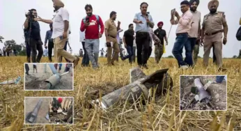 தாக்குதல் நடத்திய பாகிஸ்தான்… சில்லி சில்லியாய் நொறுக்கிய இந்தியா.! சிதறி கிடக்கும் ஏவுகணை, ட்ரான் பாகங்கள்.!
