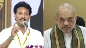 Anbil mahesh - Amit Shah